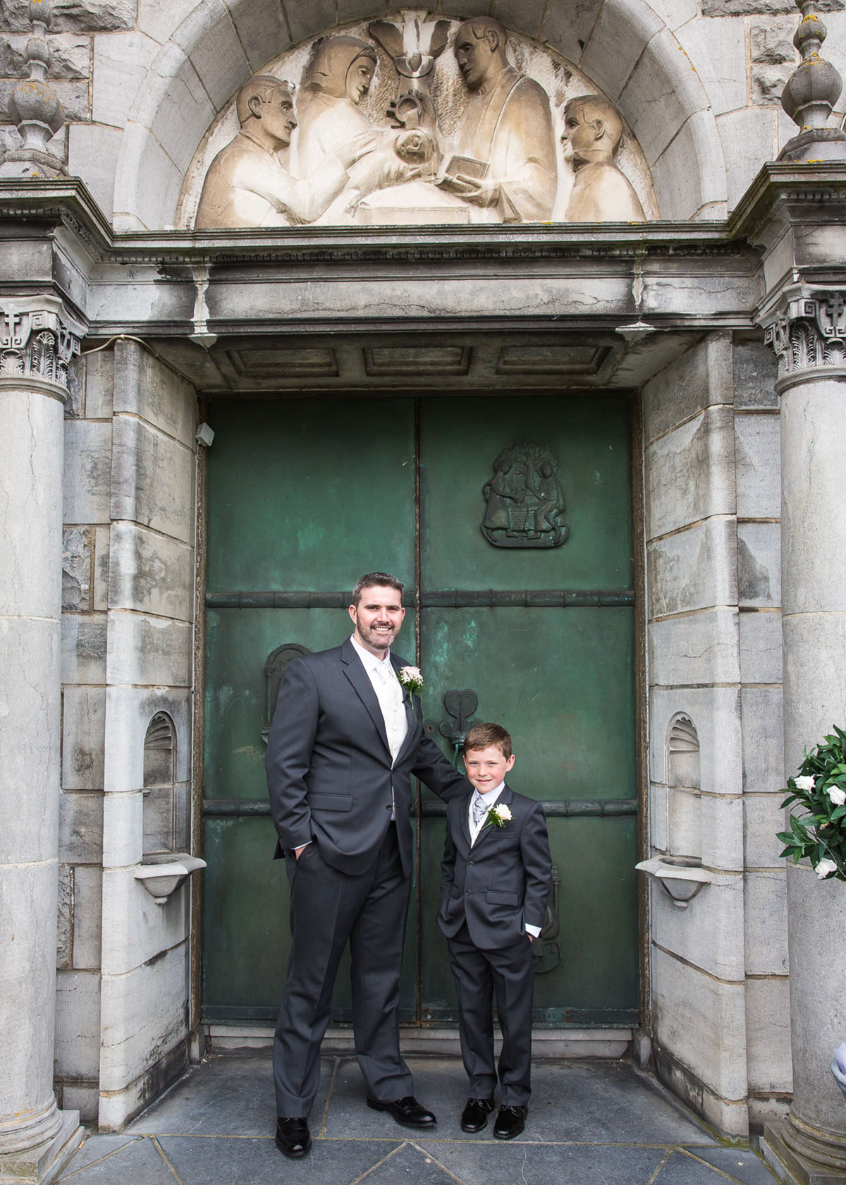 Wedding Image taken at a Galway Cathedral Wedding