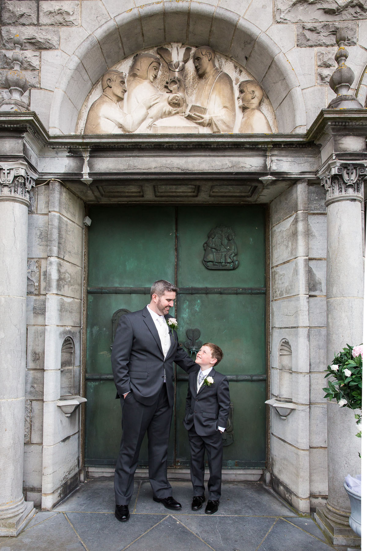 Wedding Image taken at a Galway Cathedral Wedding