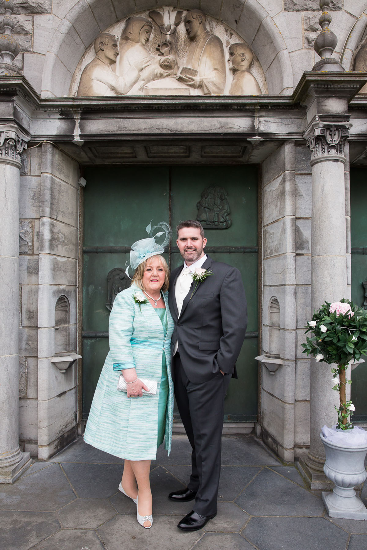 Wedding Image taken at a Galway Cathedral Wedding