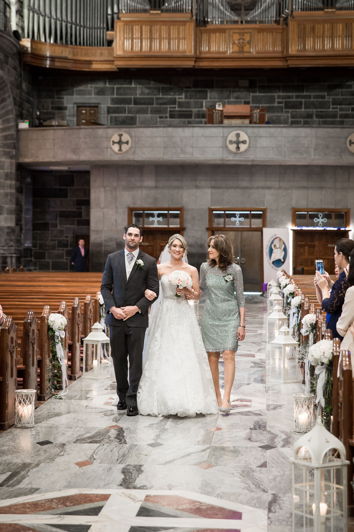 Wedding Image taken at a Galway Cathedral Wedding