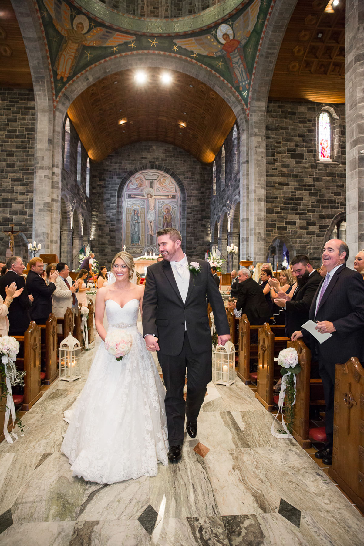 Wedding Image taken at a Galway Cathedral Wedding