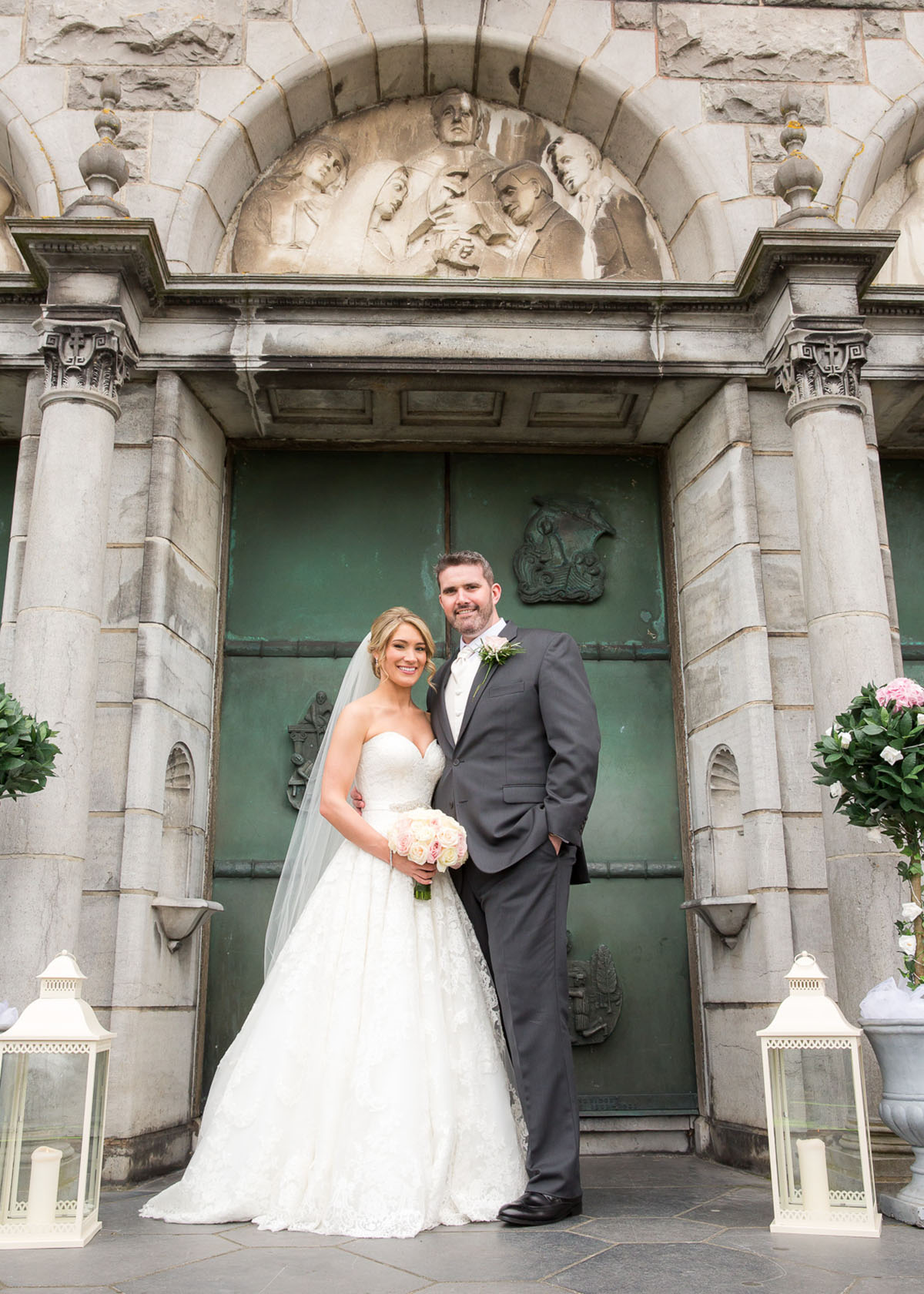 Wedding Image taken at a Galway Cathedral Wedding