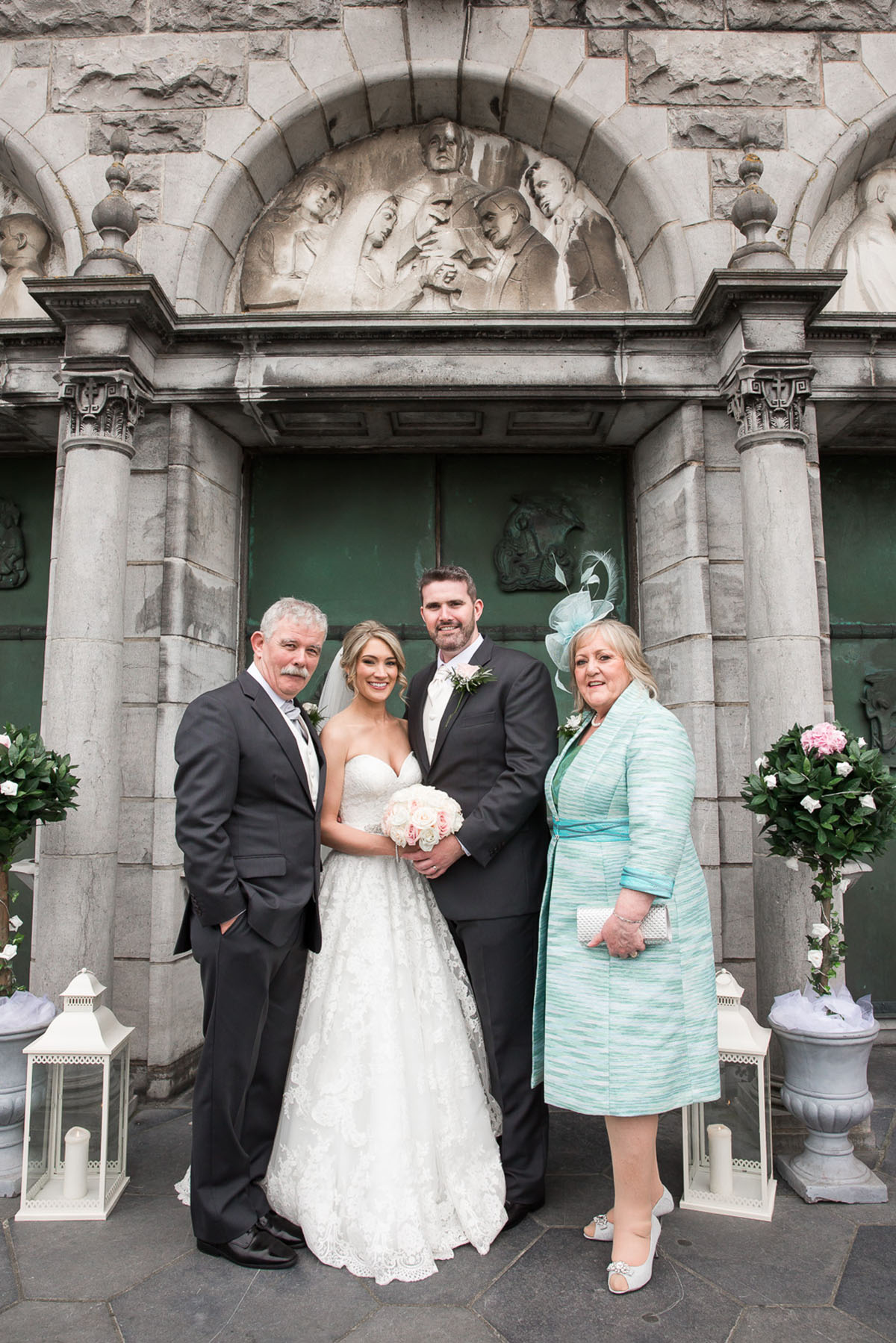 Wedding Image taken at a Galway Cathedral Wedding