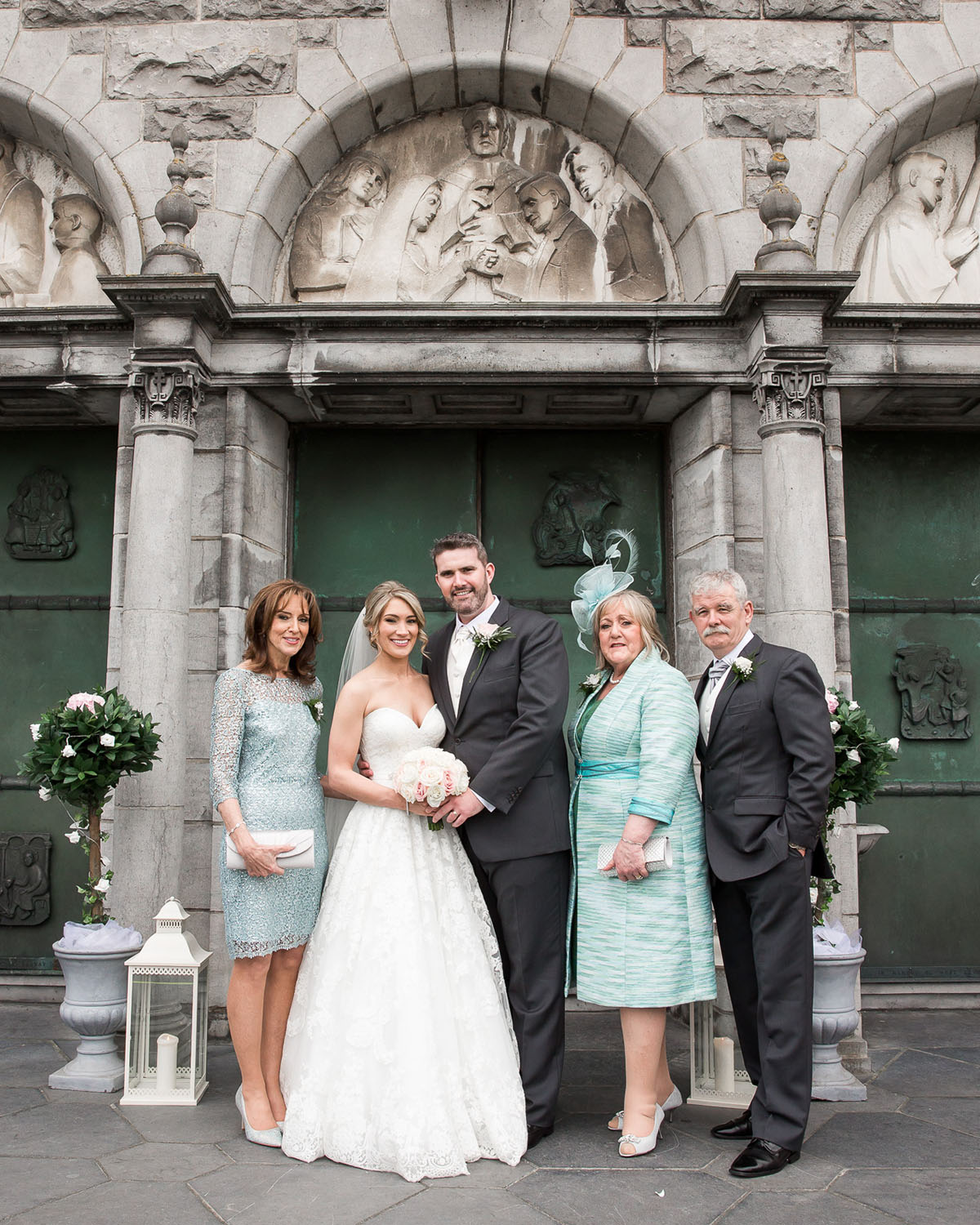 Wedding Image taken at a Galway Cathedral Wedding