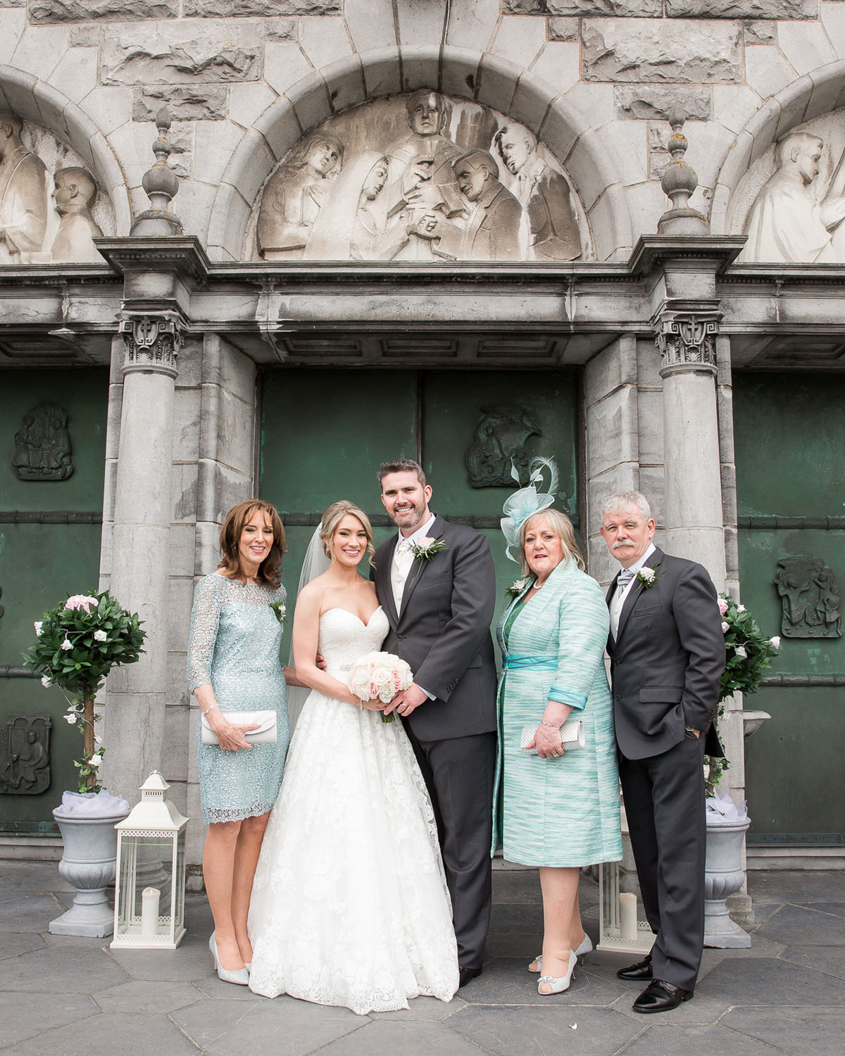 Wedding Image taken at a Galway Cathedral Wedding