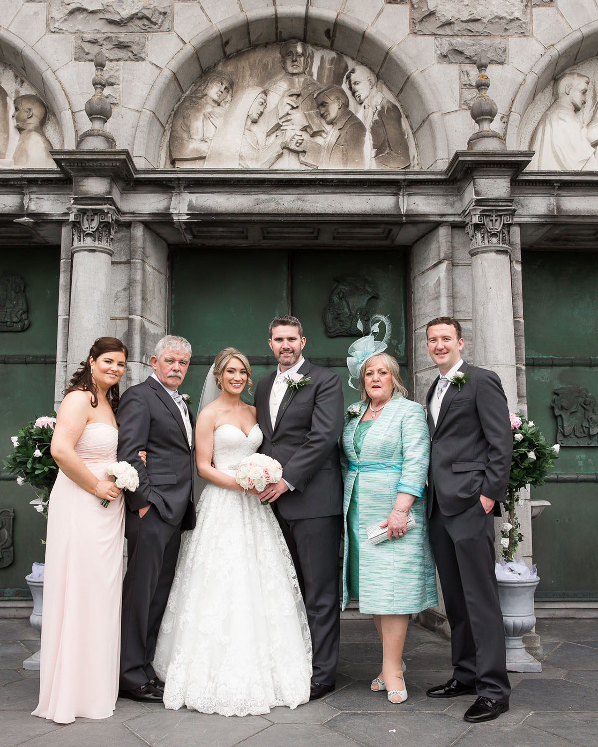 Wedding Image taken at a Galway Cathedral Wedding