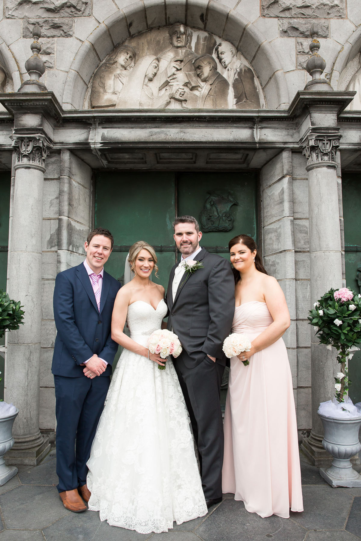 Wedding Image taken at a Galway Cathedral Wedding