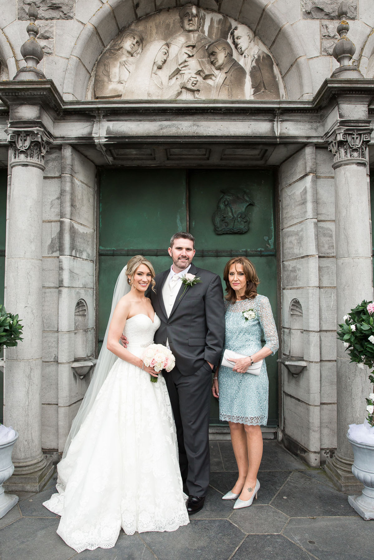 Wedding Image taken at a Galway Cathedral Wedding