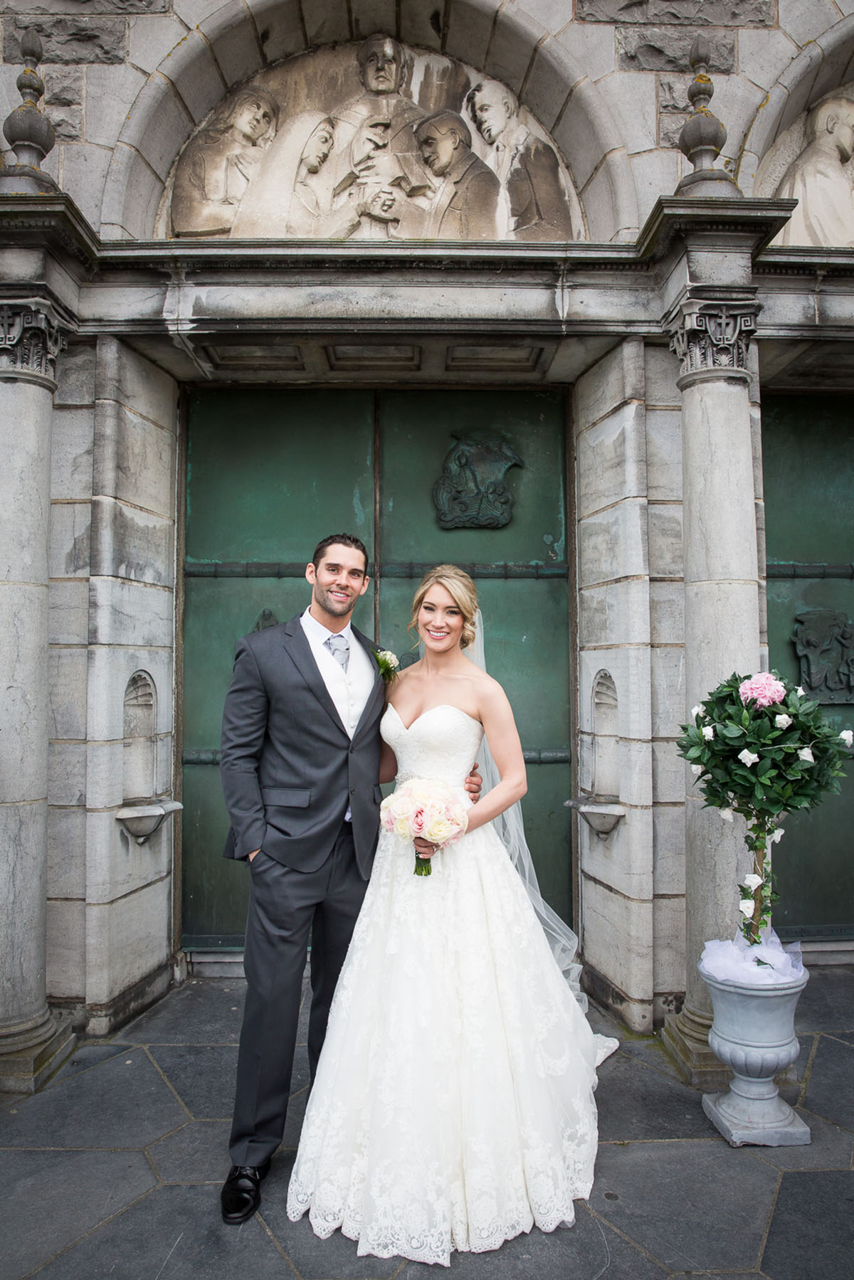 Wedding Image taken at a Galway Cathedral Wedding