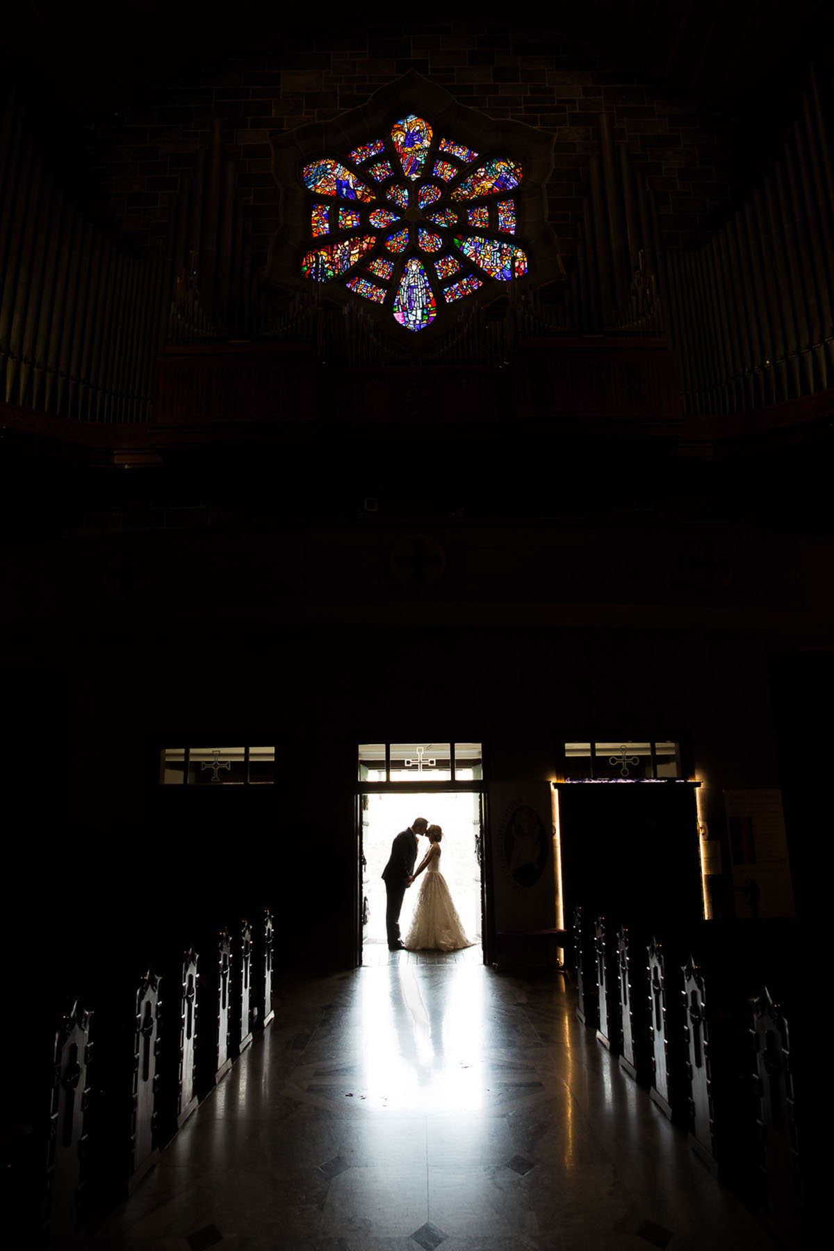 Wedding Image taken at a Galway Cathedral Wedding