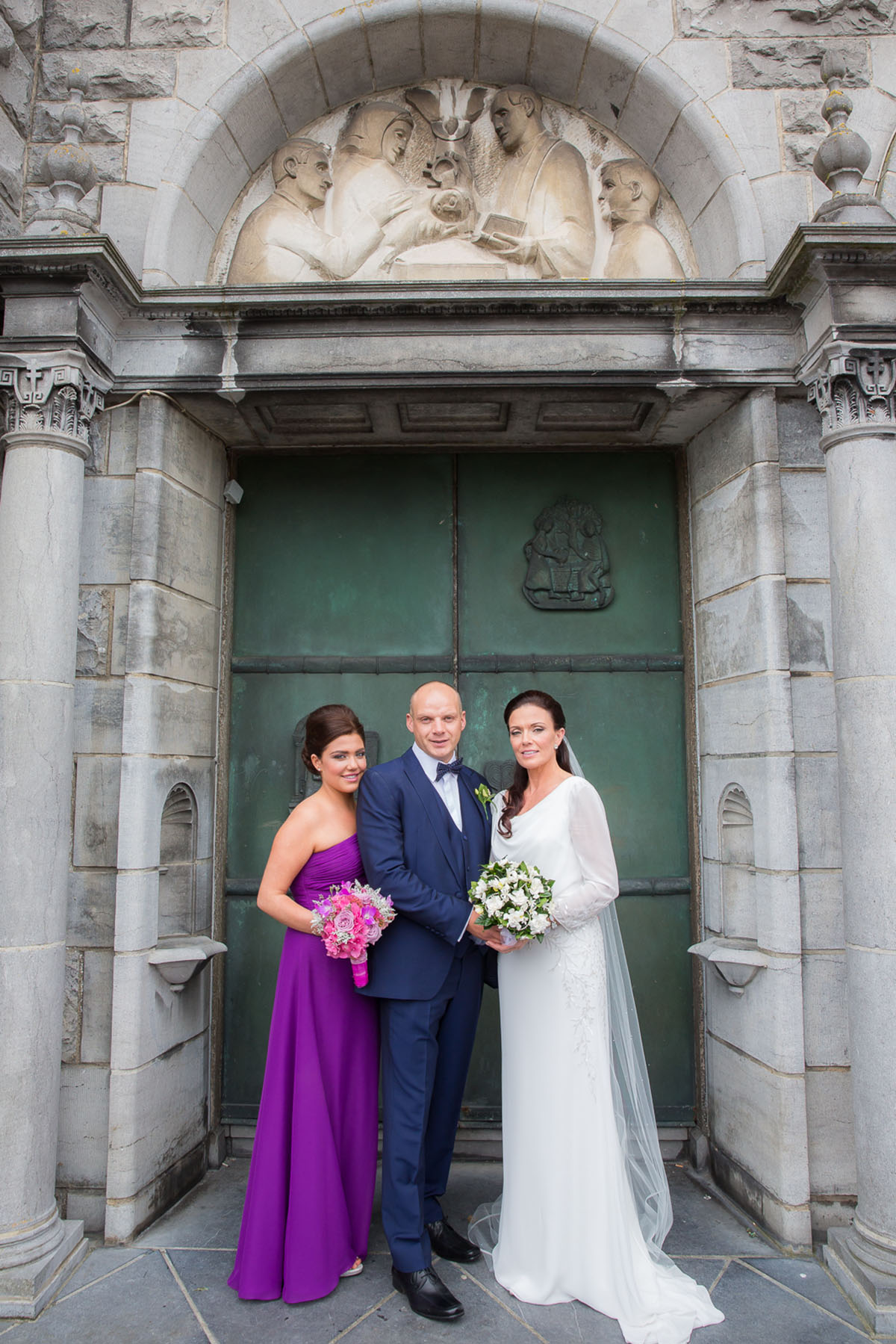 Wedding Image taken at a Galway Cathedral Wedding